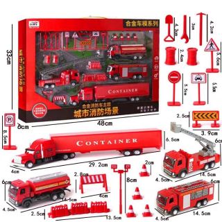 Set xe sắt cứu hỏa siêu đẹp
