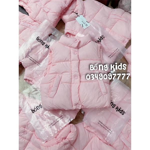 Áo Gile Bé Gái Chân Bông Mềm ZR