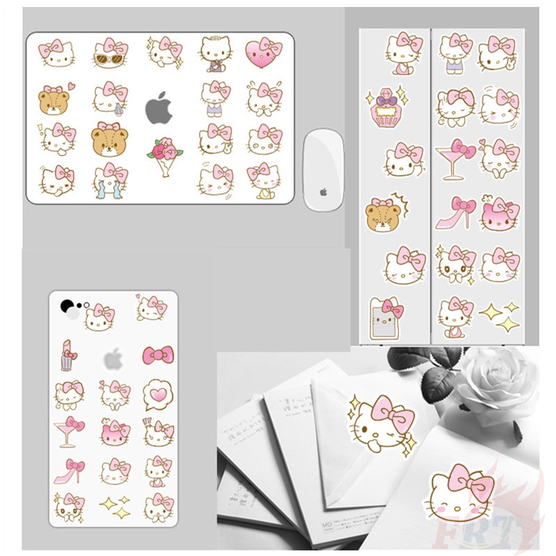 ❉ Hello Kitty Q-3 Sanrio Cartoon Stickers ❉ 40Pcs/Set DIY Decals Stickers for Album Diary Laptop Scrapbooks Skateboard