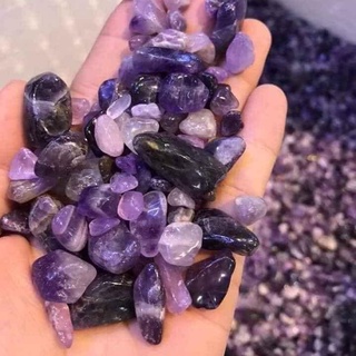 1000gr đá hạt thạchanh màu tím amethyst