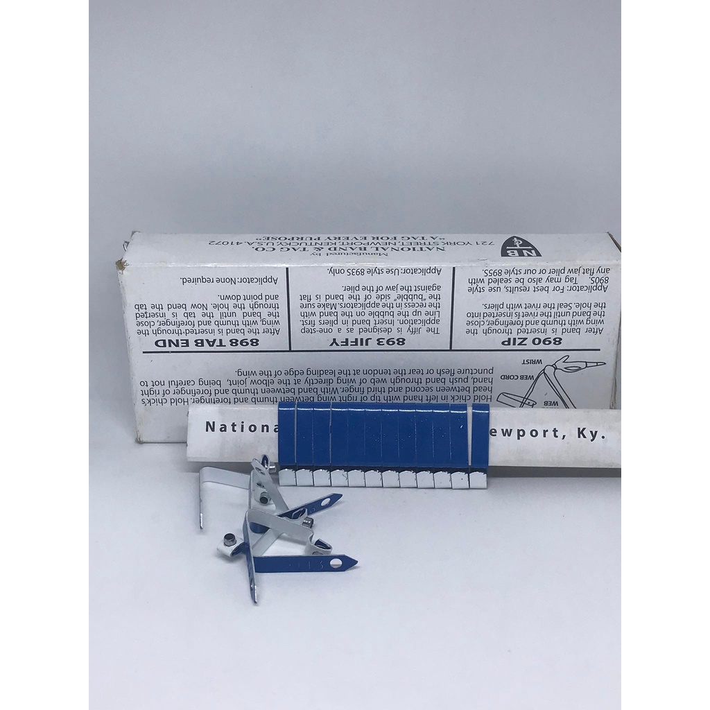 Chì Cánh Và Chì Chân Làm Dấu Cho Gà - 10 Cái