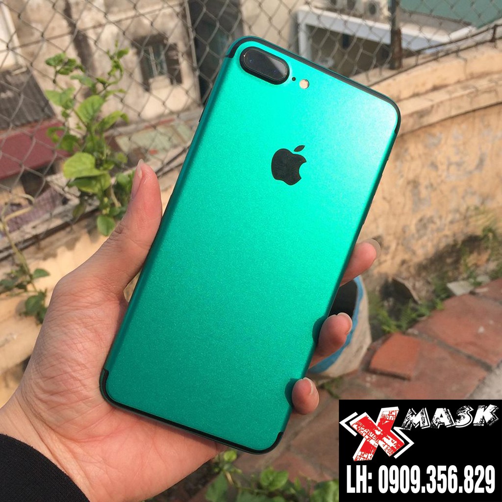 skin màu iphone 7 7 plus Xanh Ngọc