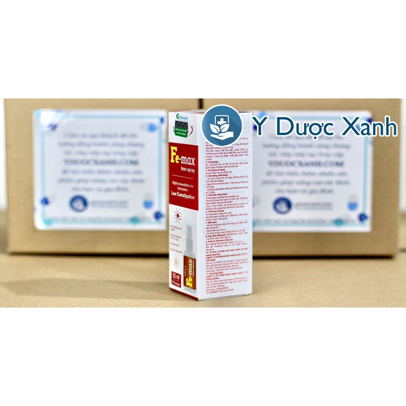 Bổ Sung Sắt Cho Bé, Trẻ Em FE-MAX IRON SPRAY của Châu Âu - Y Dược Xanh