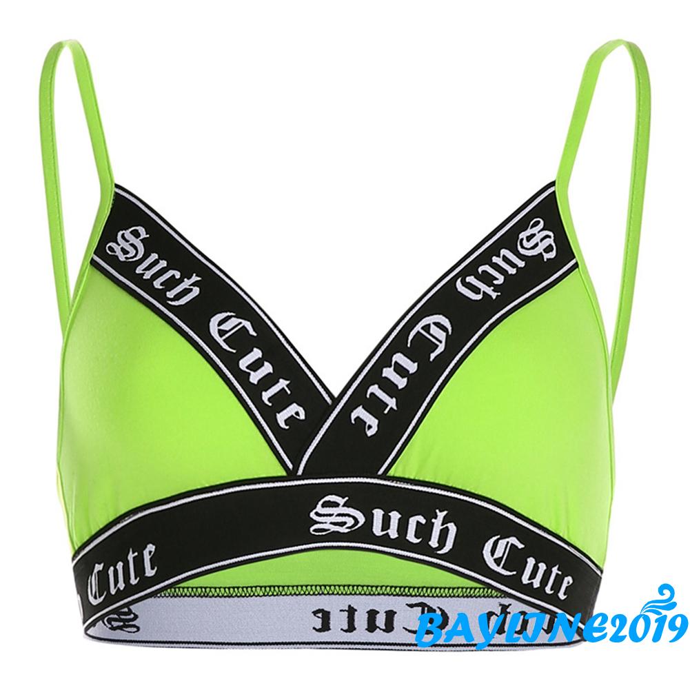 Áo Lót Thể Thao Không Tay In Chữ Thời Trang Dành Cho Nữ | BigBuy360 - bigbuy360.vn