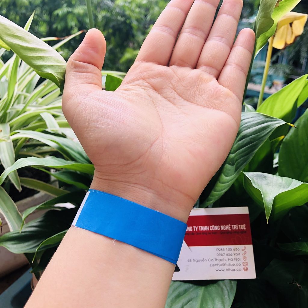 Xưởng In Vòng Đeo Tay Bằng Giấy Không Ngấm Nước Cho Công Viên Nước - Hồ Bơi Thay Vé Vào Cửa