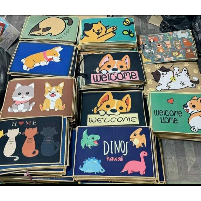 #Hot - giảm sâu# Thảm lỳ 3D siêu mềm nhẵn, bo viền quanh, chống trơn trượt tuyệt đối - màu sắc phong phú, dày loại 1