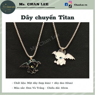 Dây Chuyền Nam Titan Night Fury - Vòng Cổ Nữ Cá Tính  2021