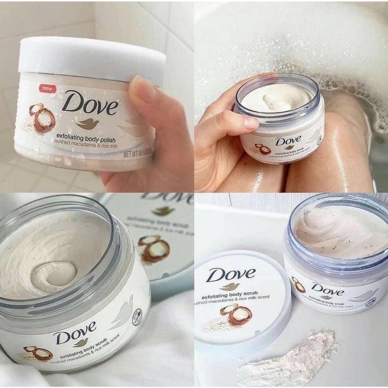 Tẩy Da Chết Toàn Thân Dove Exfoliating Body Polish