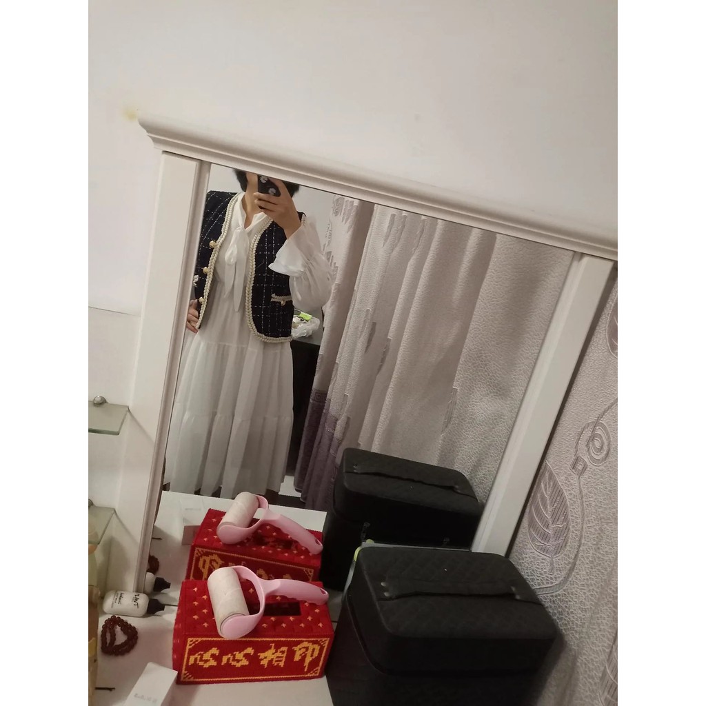 ♥️Set Váy Voan+Gile DạFzsize dưới 60kg
