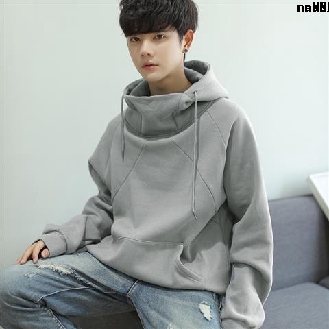 Áo Hoodie Thể Thao Chui Đầu Thời Trang Mùa Thu Đông Dành Cho NamÁo Khoác Nỉ Dáng Rộng t2019 Cỡ Lớn Có Mũ Trùm Đầu Phong Cách Hàn Quốc