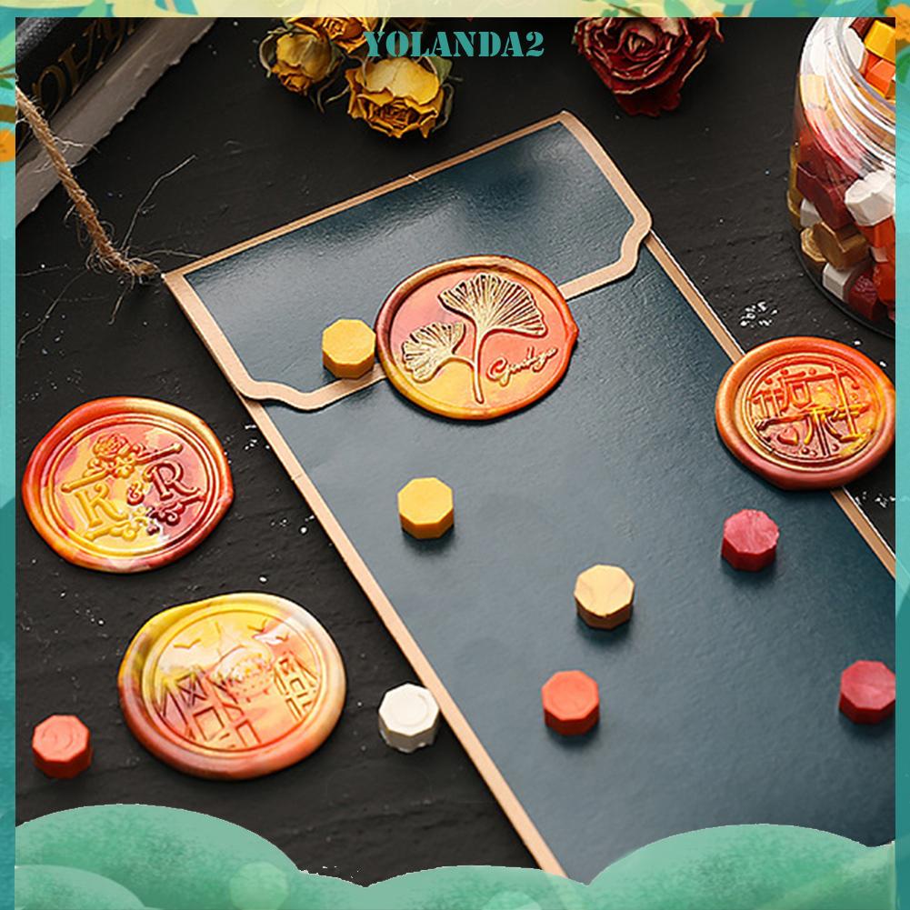 Set 100 Hạt Đóng Dấu Bát Giác Phong Cách Retro