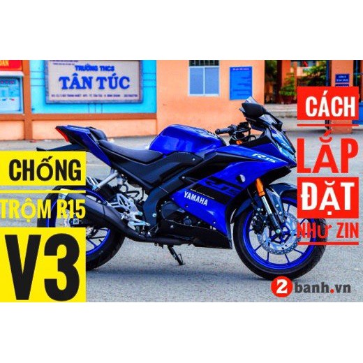 Bộ Khoá chống trộm xe máy Yamaha. R15 V3 Full Giắc Cắm Mode từ Bộ Suzuki Satria Chính Hãng