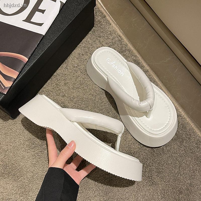 Dép xỏ ngón đế dày thời trang mùa hè năm 2022 mới cho nữ