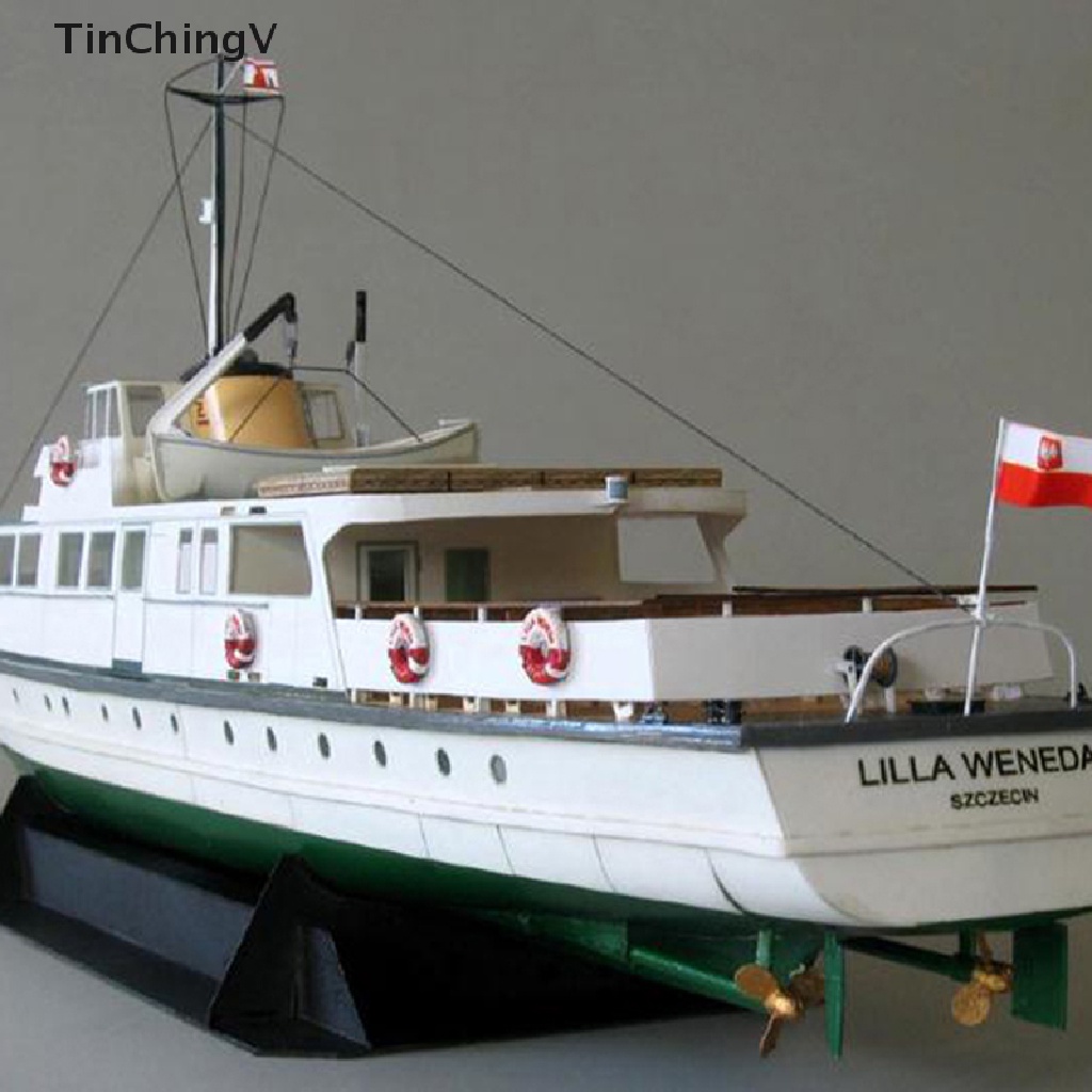 Bộ Thẻ Giấy Tự Xếp Hình Tàu Chiến Ba Lan 3D Tỉ Lệ 1: 100