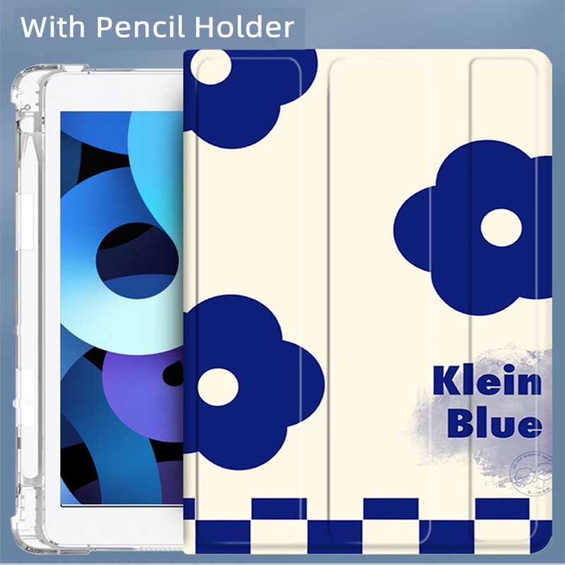 Dllencase Bao Da Máy Tính Bảng Kèm Ngăn Đựng Bút Cho Compatible For iPad 2021 Pro 11 2019 2020 10.2 7/8th Generation 2018 9.7 5/6th Mini 4 5 Air 4 10.5 10.9 A278