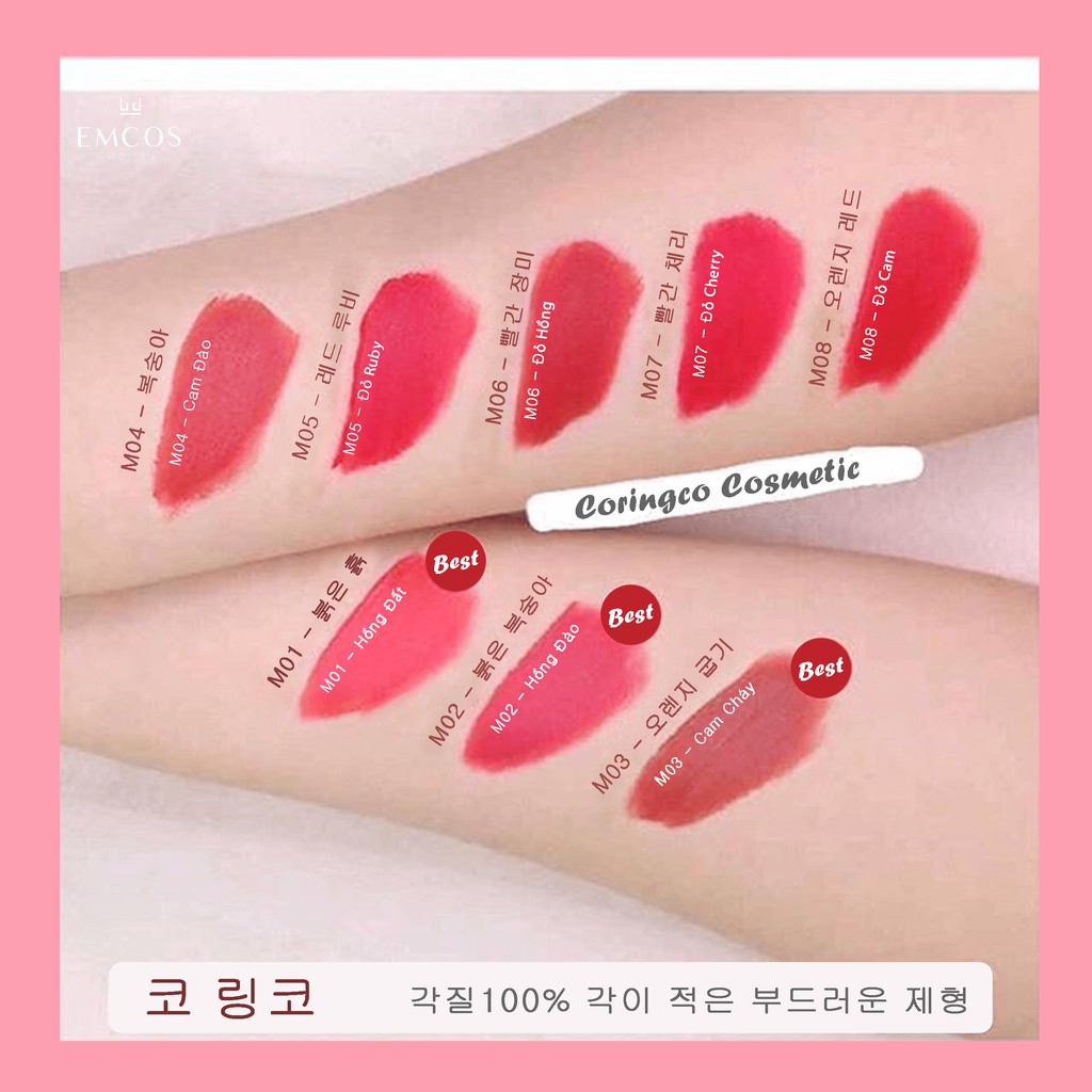 [Có Sỉ] Son Lì Dưỡng Môi, Son Hàn Quốc Bonny Matte Coringco Cực Xinh Cho Nữ | BigBuy360 - bigbuy360.vn
