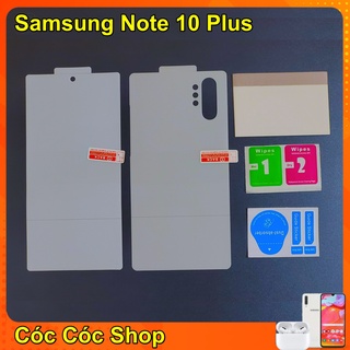 Miếng dán dẻo măt trước, mặt sau Samsung Note 20 Ultra/ Note 20/ Note 10 Plus/ Note 10 lite/ Note 10/ Note 9/ Note 8