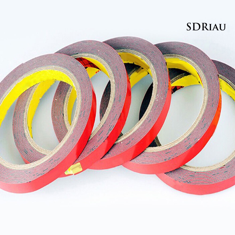 1 Cuộn Băng Keo Hai Mặt Acrylic Siêu Dính Tiện Dụng Cho Gia Đình / Xe Hơi