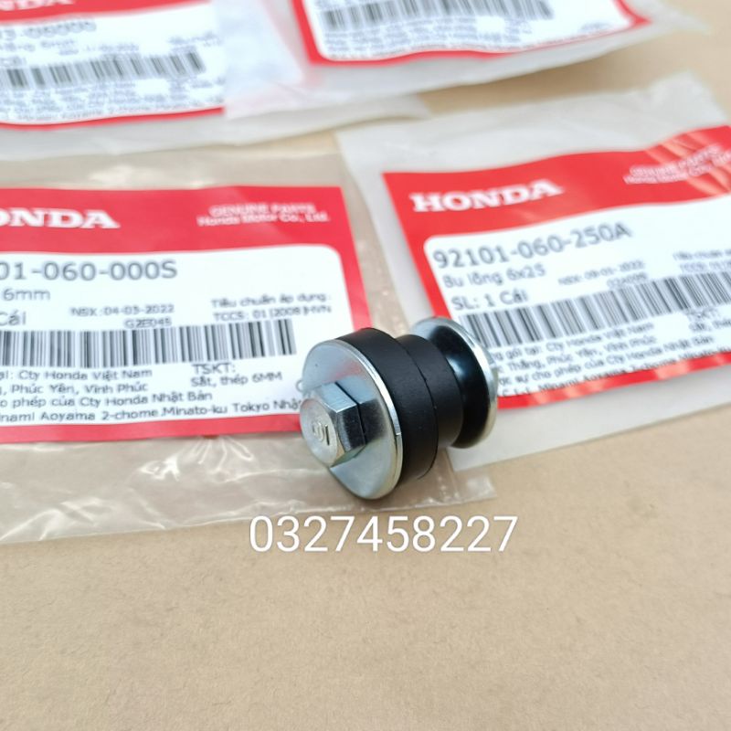 Bộ ốc đệm cao su treo nhựa đuôi xe DREAM zin chính hãng