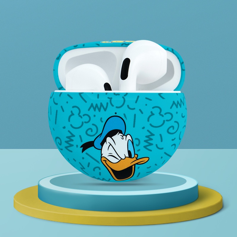 DISNEY Tai Nghe Bluetooth Không Dây 2022 P1 P4 Hình Mickey Minnie Dễ Thương