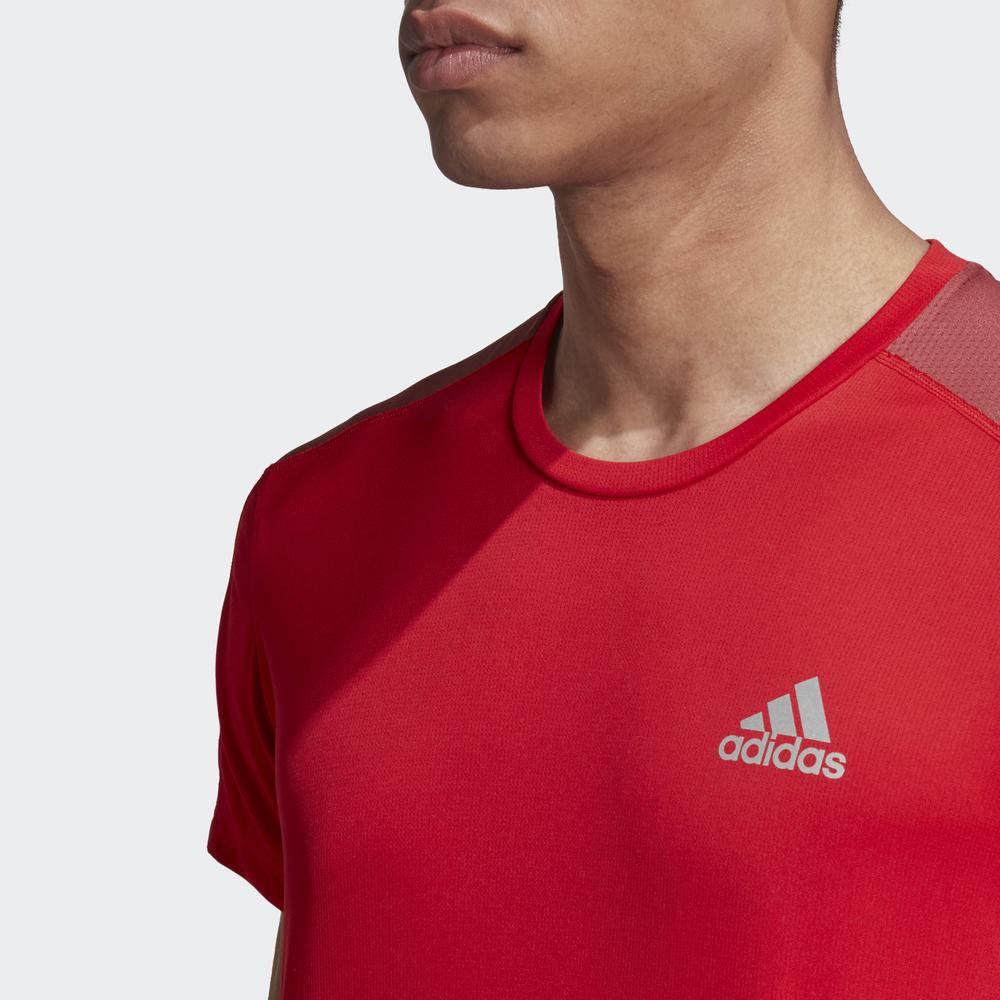 [Mã WABRD7 giảm 150K đơn 1 Triệu] Áo Thun adidas RUNNING Nam Own The Run Màu Đỏ GC7872