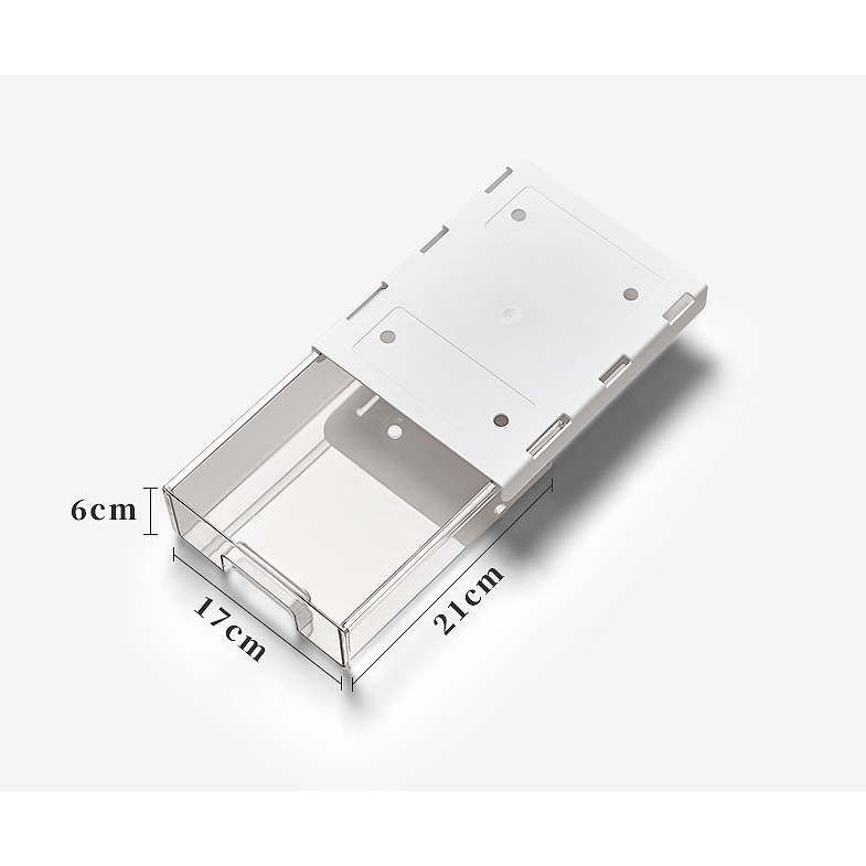 Kệ đựng mỹ phẩm treo dưới bàn hộc tủ bàn làm việc hoặc bàn trang điểm