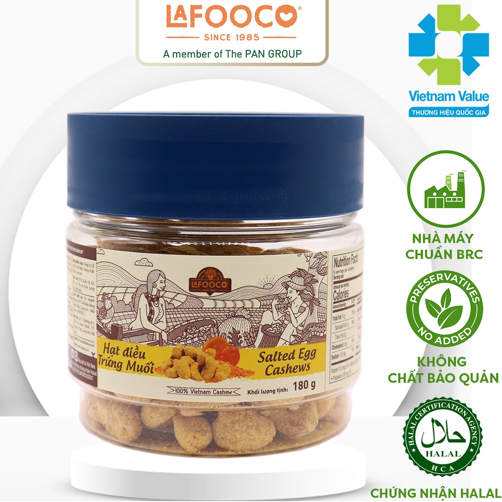 Hạt Điều Trứng Muối LAFOOCO 200g