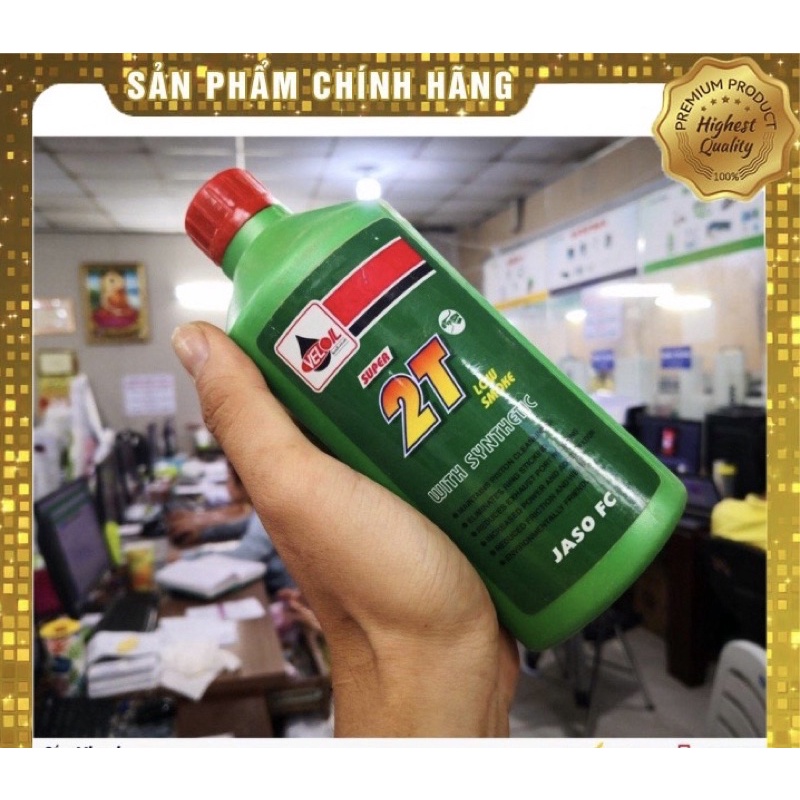 Nhớt thơm cho xe 2 thì VELOIL 2T 500ml - dùng xe xipo mùi dâu