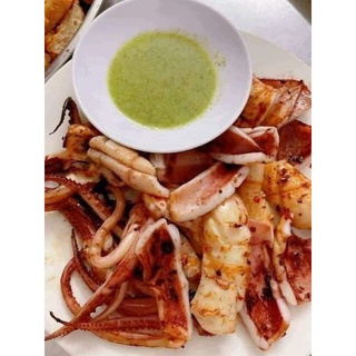 MỰC ỐNG ƯỚP SATE 500g. (giao hỏa tốc TPHCM)