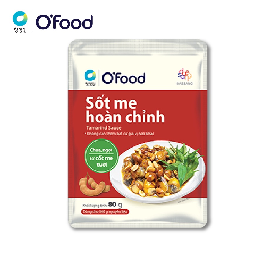 Sốt me hoàn chỉnh O'food gói 80g