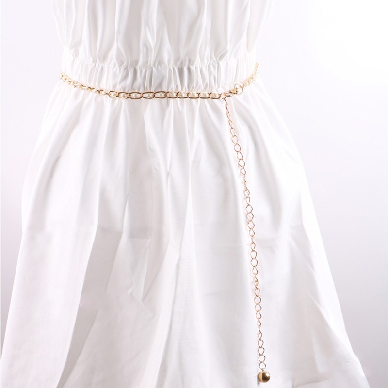 Dây thắt lưng nữ đính ngọc trai sang trọng