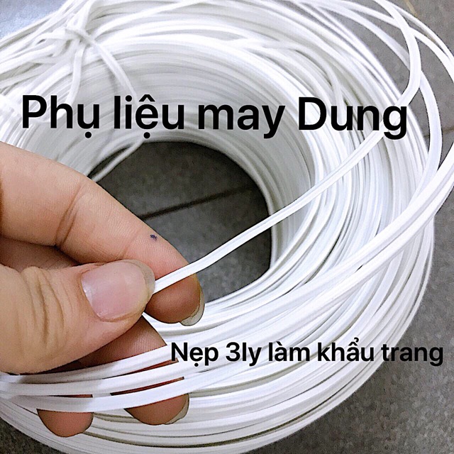Nẹp khẩu trang bảng 3mm loại nẹp có gân