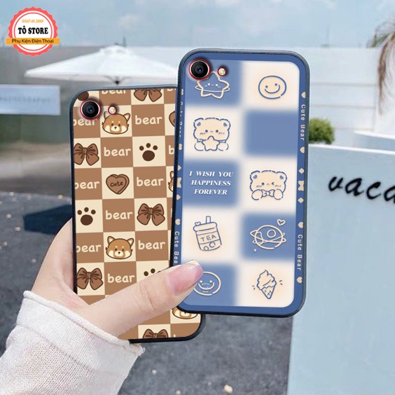 Ốp lưng Oppo F1s / A59 / F3 / A77 / F3 Plus in hình gấu dễ thương , hot trend , ốp chống trầy xước