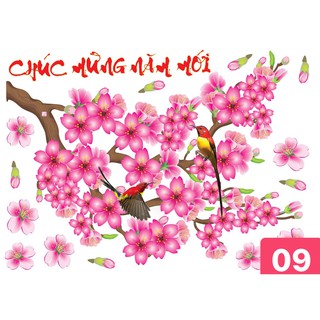 Decal trang trí tết MS09-17