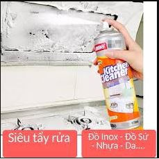 DUNG DỊCH XỊT TẨY RỬA KITCHEN CLEANER VỆ SINH BẾP - LOẠI BỎ ĐƯỢC NHỮNG VẾT BẨN CỨNG ĐẦU LÂU NĂM NHẤT CHỈ TRONG CHỚP MẮT