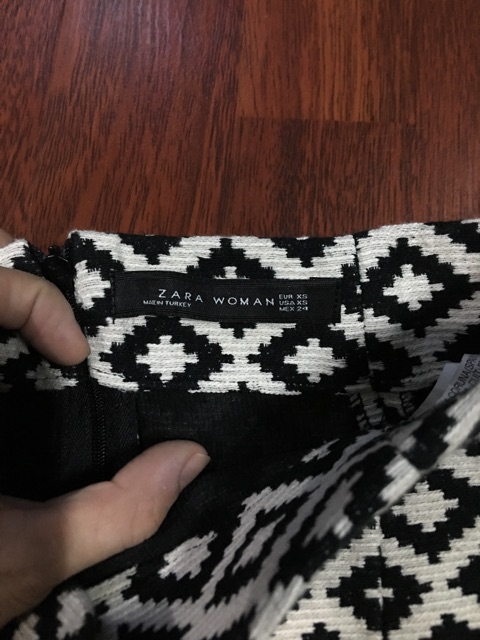 Pass chân váy zara auth size xs