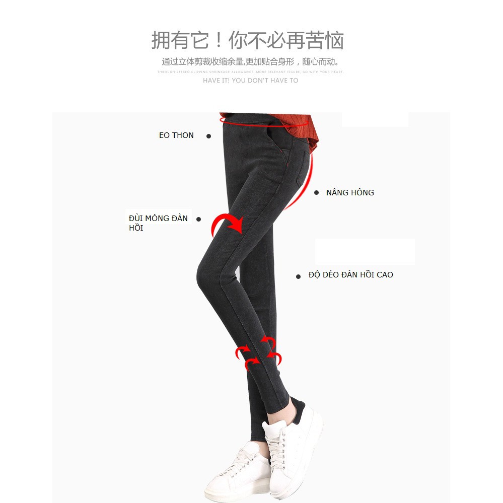 CAM KẾT HÀI LÒNG - Quần tregging cạp cao legging bút chì thon gọn chân phong cách mới hot.