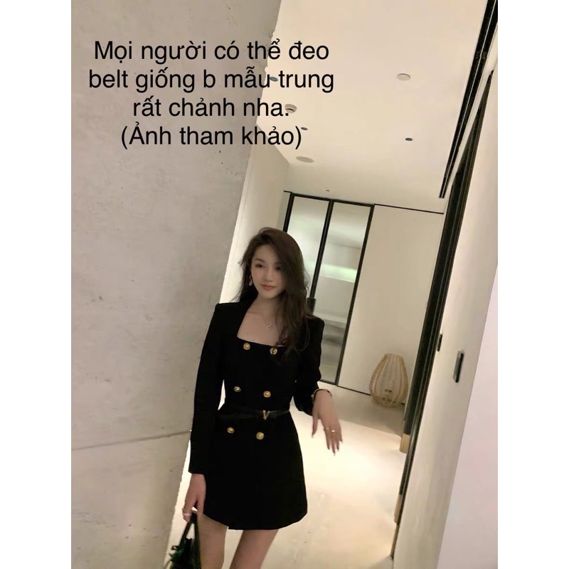 Váy Vest Cổ Vuông V1002