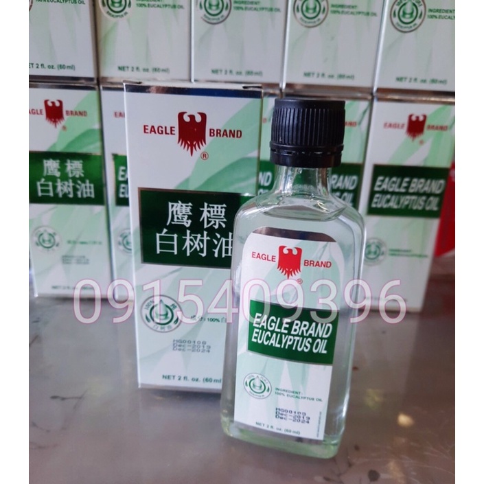 [chính hãng] DẦU GIÓ KHUYNH DIỆP CON Ó NATUR OIL EUCALYPTUS OIL EAGLE BRAND NỘI ĐỊA SINGAPORE 60ML