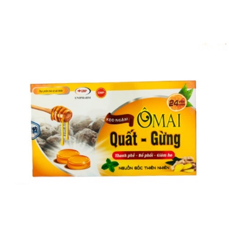 Kẹo ngậm Ô mai Quất Gừng ( 24 viên)
