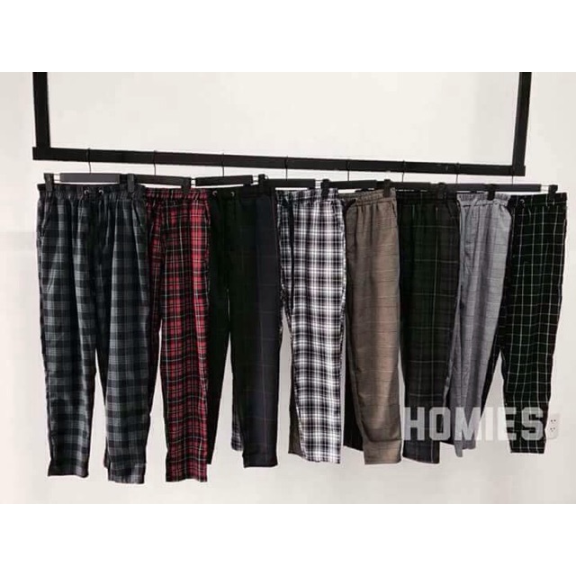 Quần PLAID PANTS. Quần Caro. Quần UNISEX