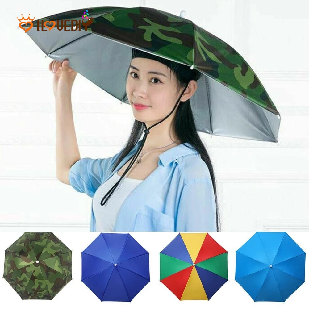 Mũ Dù Chống Nắng Chống Thấm Nước Có Thể Gấp Gọn Tiện Dụng Cho Hoạt Động Ngoài Trời