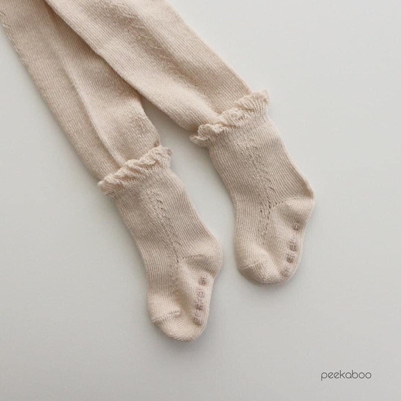 Peekaboo set quần legging và tất rời han quốc