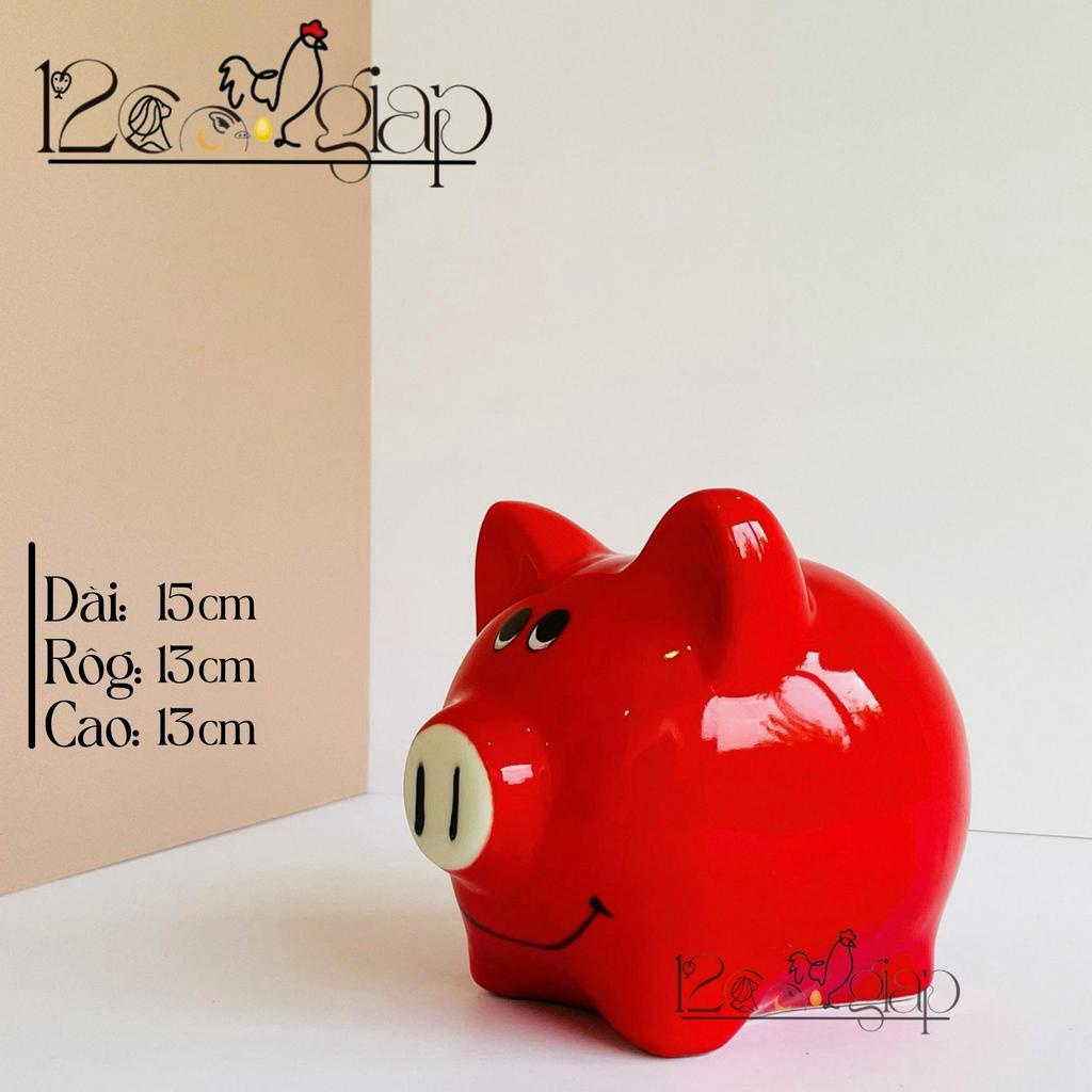Lợn Sữa Gốm sứ Siêu Đáng Yêu - Heo Đất Tiết Kiệm Bát Tràng