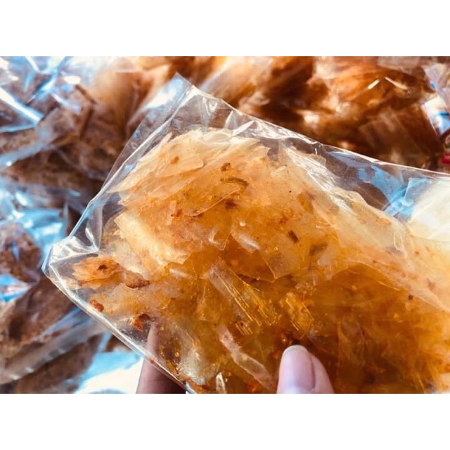 Bánh tráng sấy mắm tép