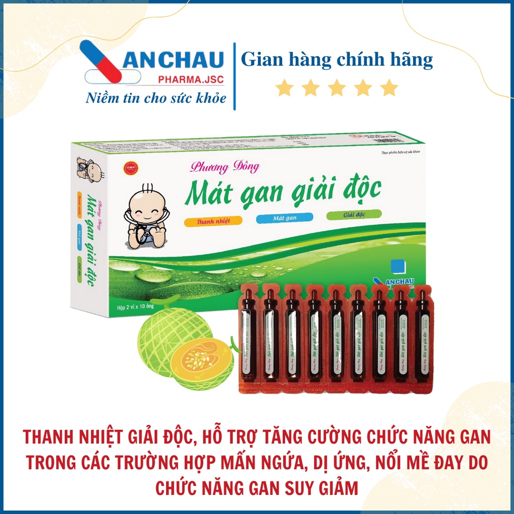 Phương Đông Mát Gan Giải Độc dạng ống hương dưa leo thơm ngon