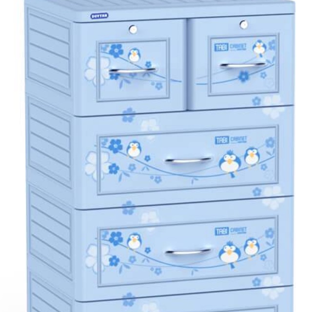 Tủ nhựa Duy Tân 4 tầng 5 ngăn