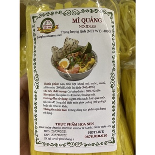 mì quãng tươi sấy khô