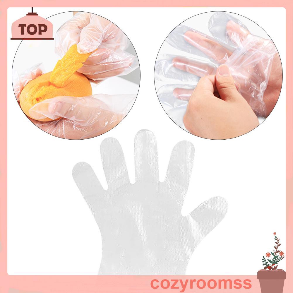 Set 100 Găng Tay Nylon Trong Suốt Dùng Một Lần Tiện Dụng