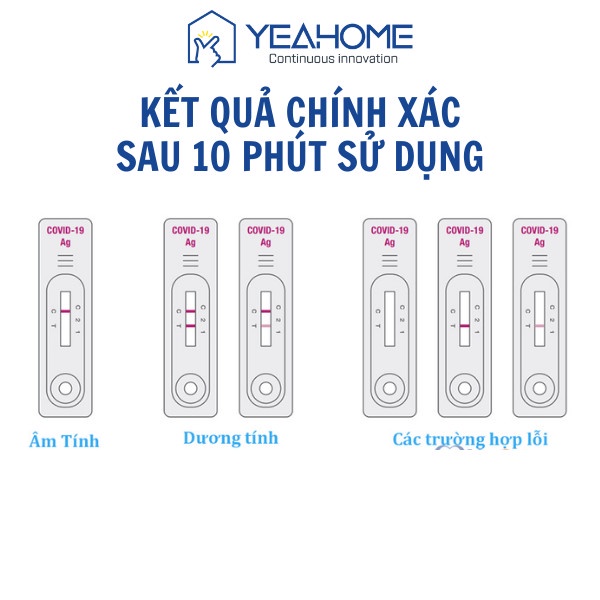 Que test nhanh Genbody Ag Hàn Quốc, hàng chính hãng Yeahome Store